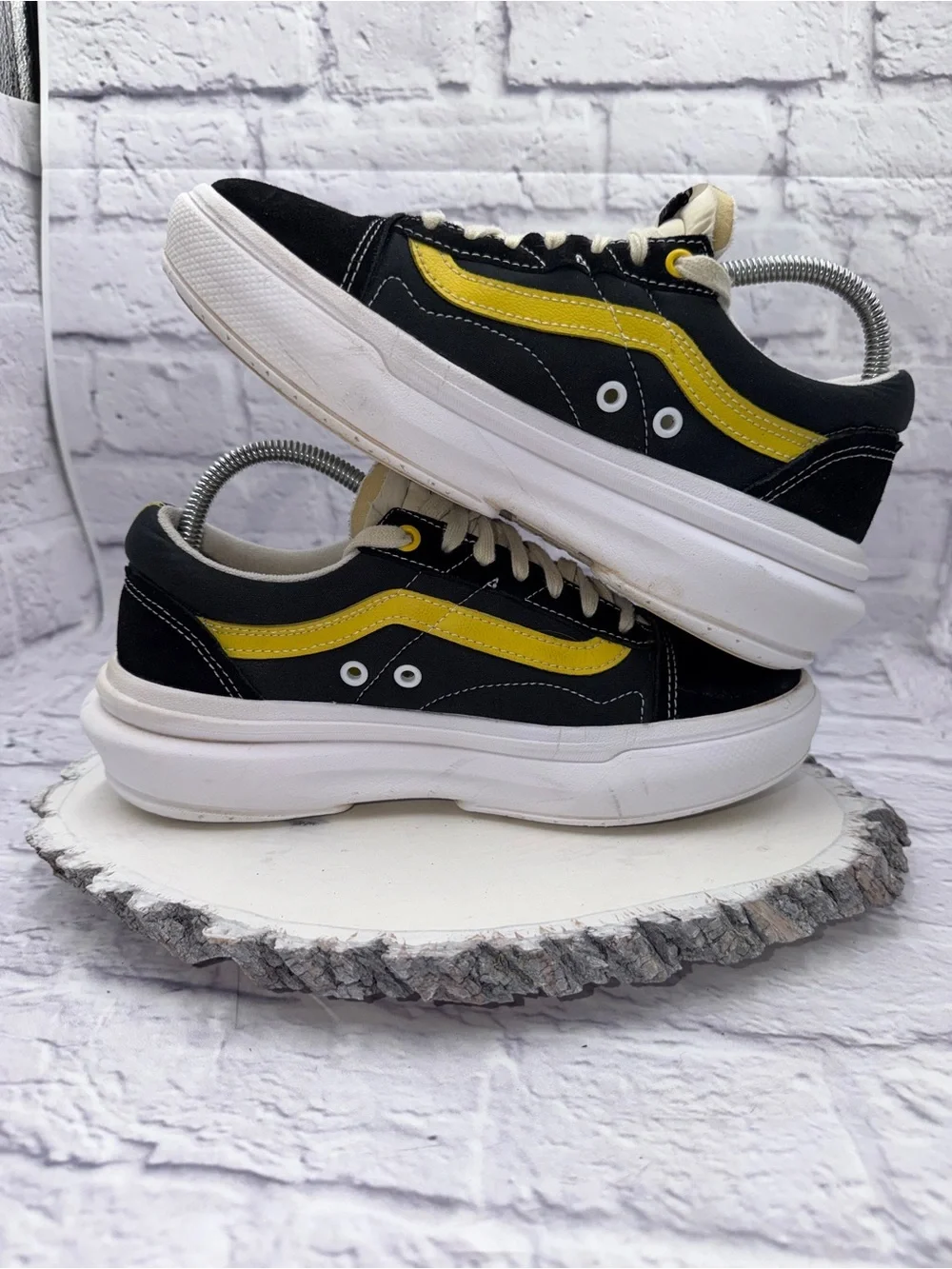 VANS Old Skool Overt CC Skater Shoes Sneakers Black Mens Size 7 Wmns Size 8.5